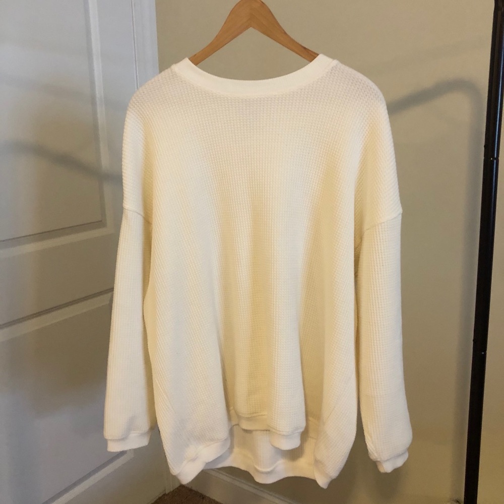 NWOT Aerie Love Corded Oversized Sweatshirt